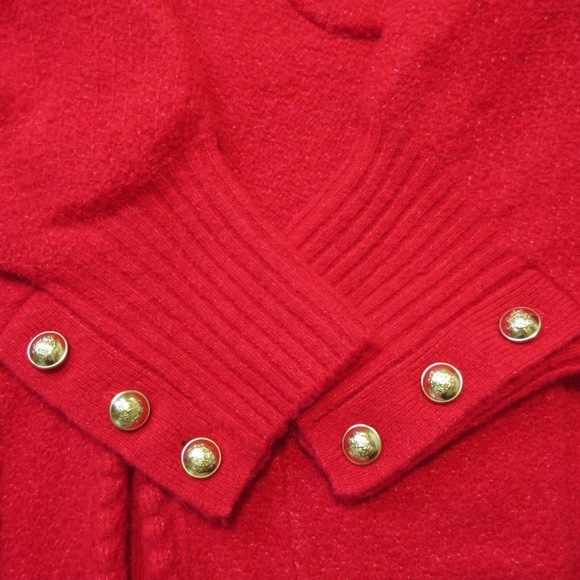 Red Women's Sweater - Picture 3 of 6